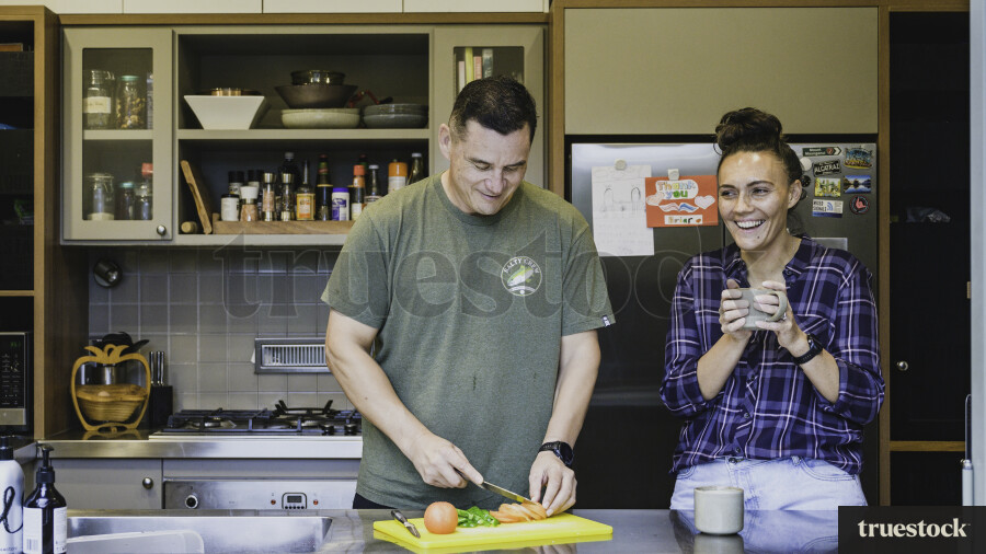 Prepping Dinner for the Whānau