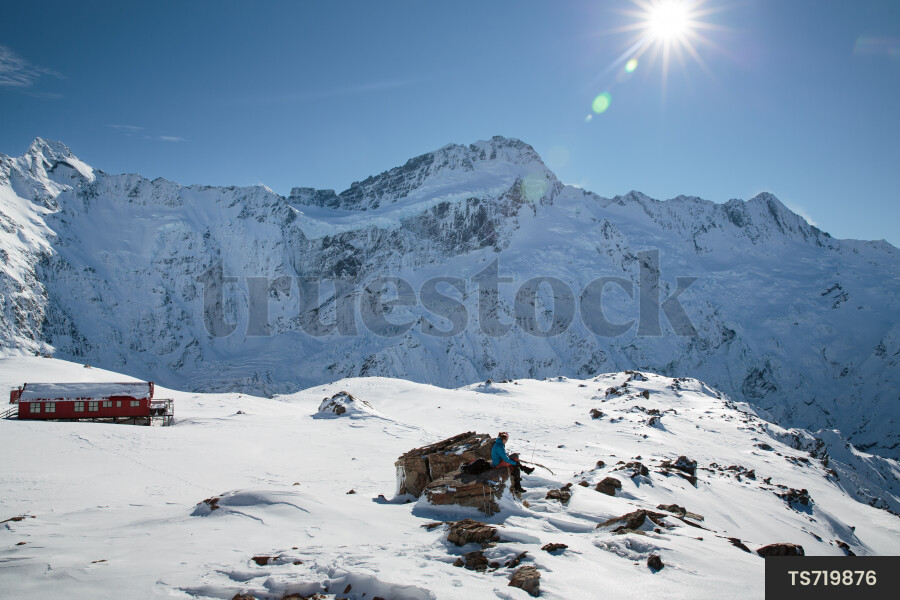 Mueller Hut on Aoraki / Mount Cook