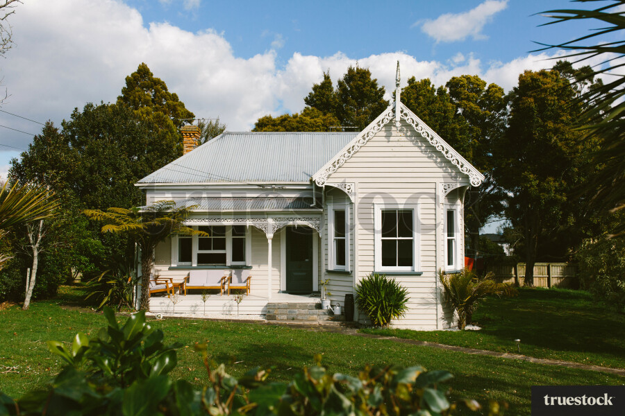Suburban home and house in suburbia