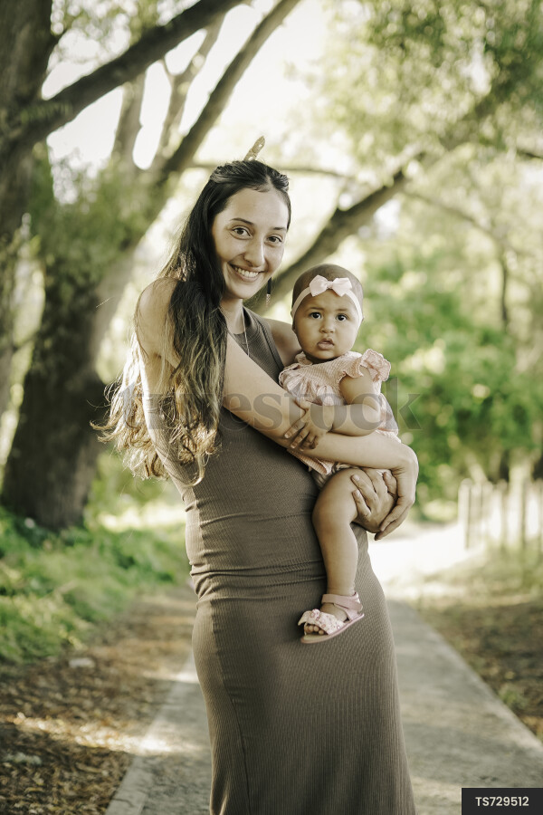 Mother and Baby at a Reserve