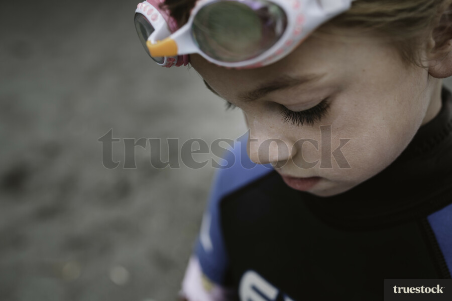 Close Up of Girl in Goggles
