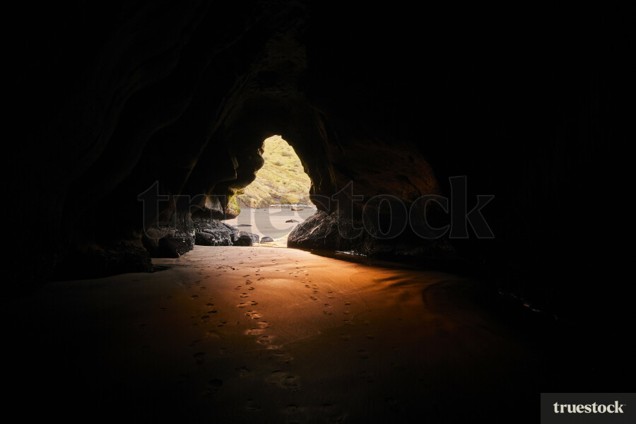 Cave at Maori Bay