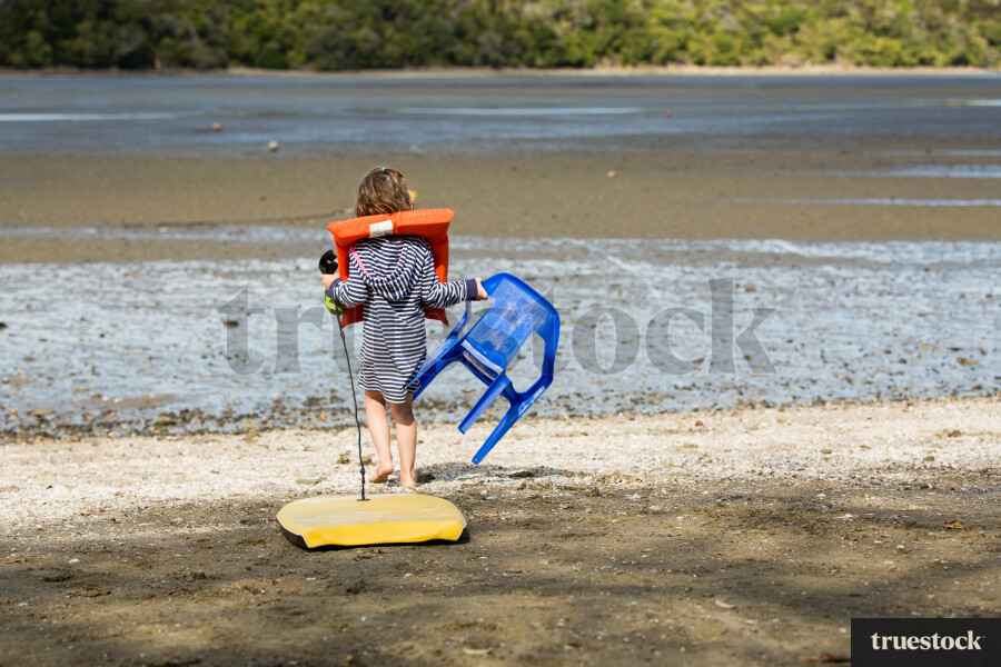 Child at the beach