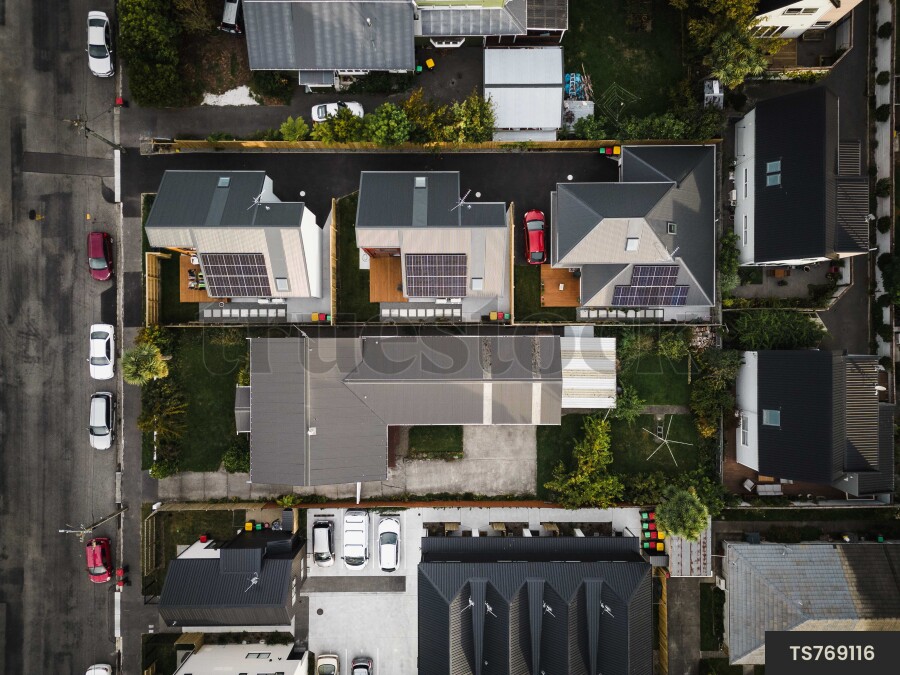 Aerial View of Homes