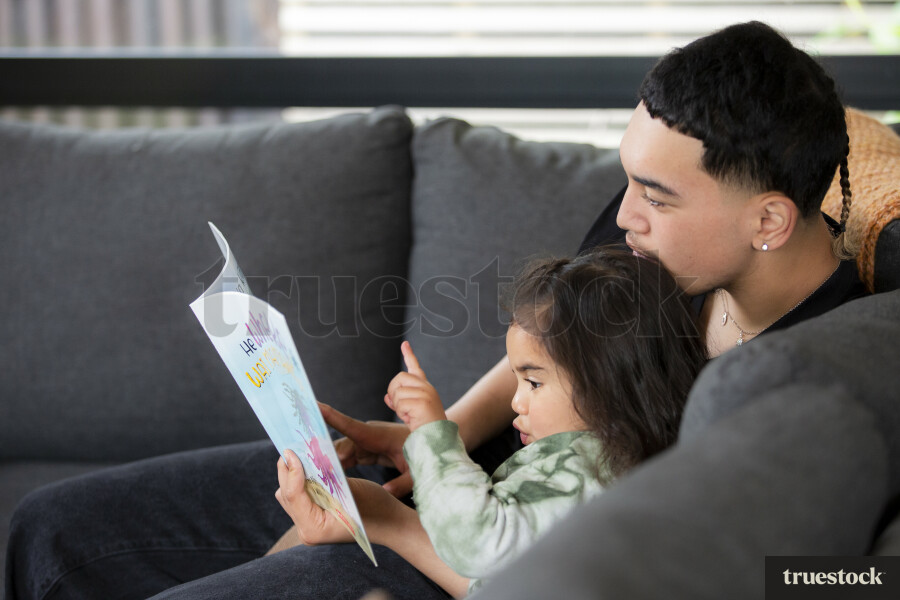 Brother and Sister Reading Book