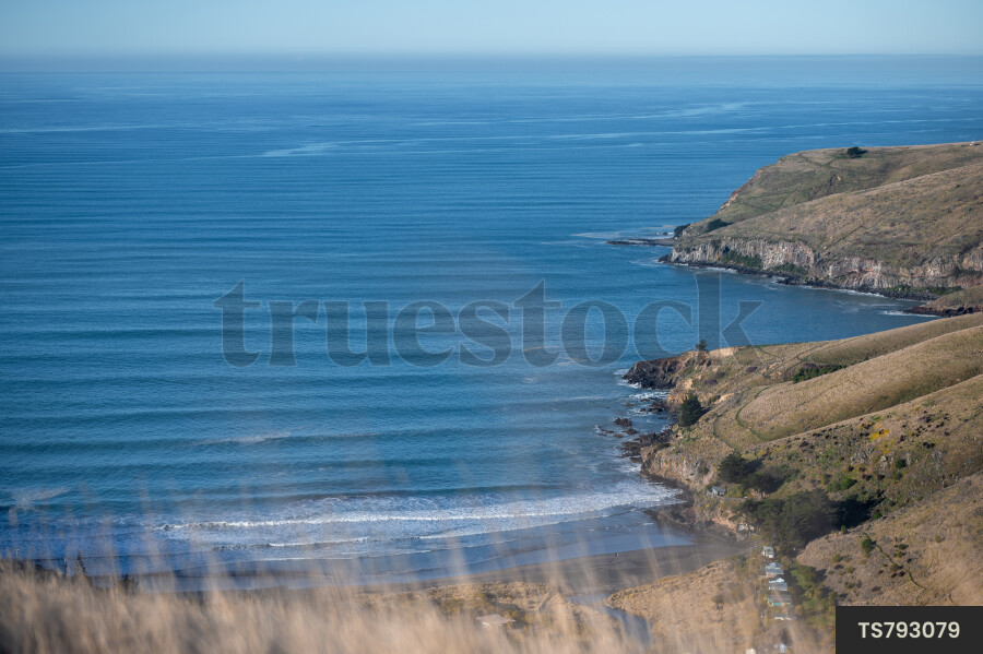 Coastline at Godley Head, Canterbury