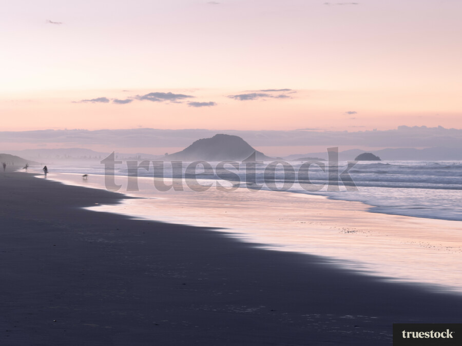 Beach at sunset