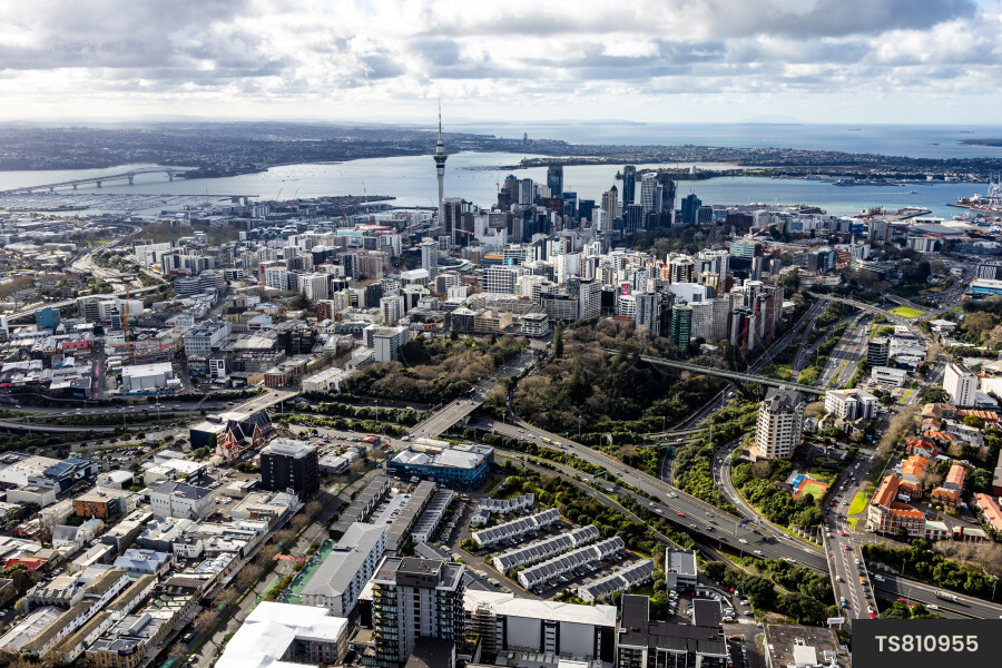 Auckland City Aerial View