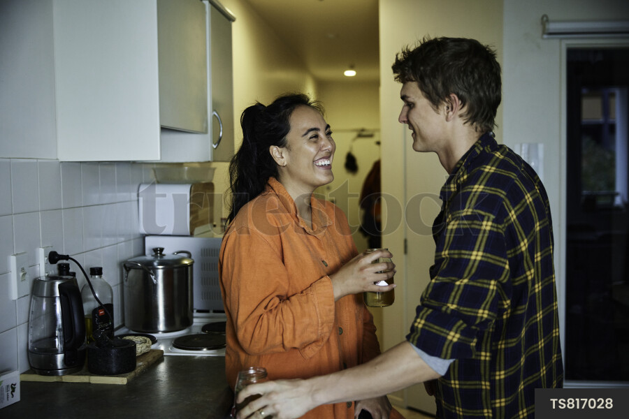 Couple in Kitchen