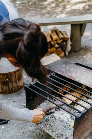 BBQ cooking