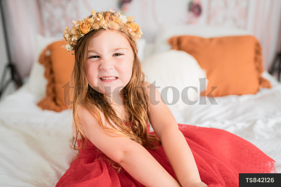 Young Girl in Flower Crown
