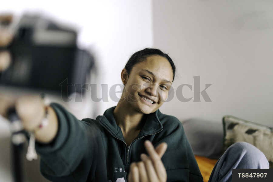 Teen Girl Taking a Selfie