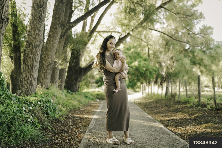 Mother and Baby at a Reserve