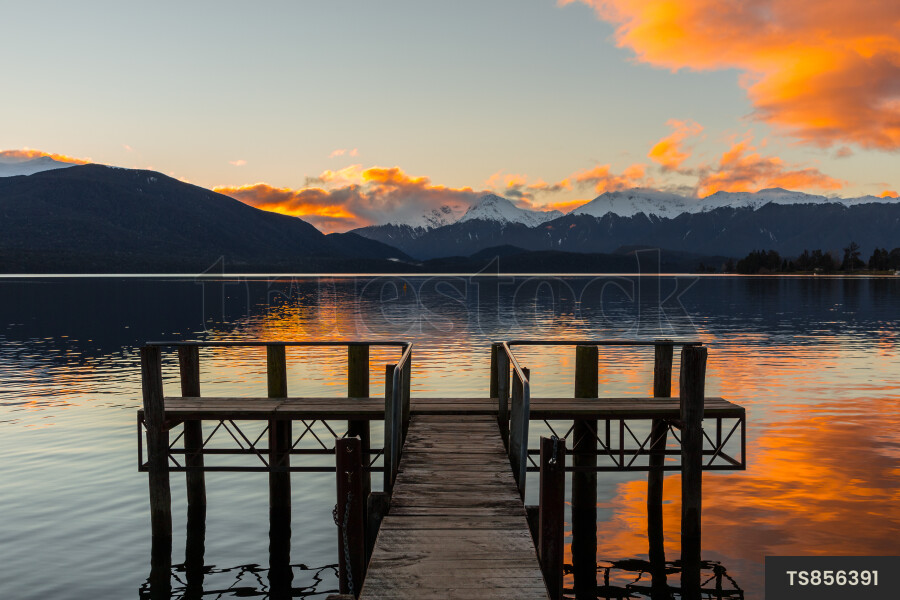 Jetty on Lake Te Anau