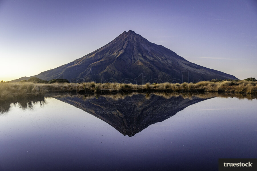 Mount Taranaki at Sunset