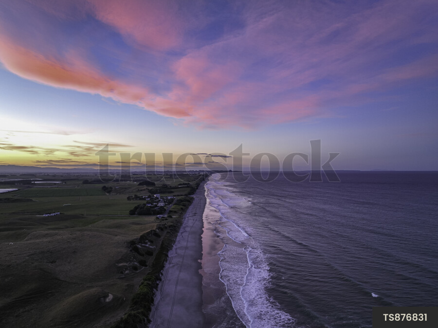 Beach Landscape at Sunset