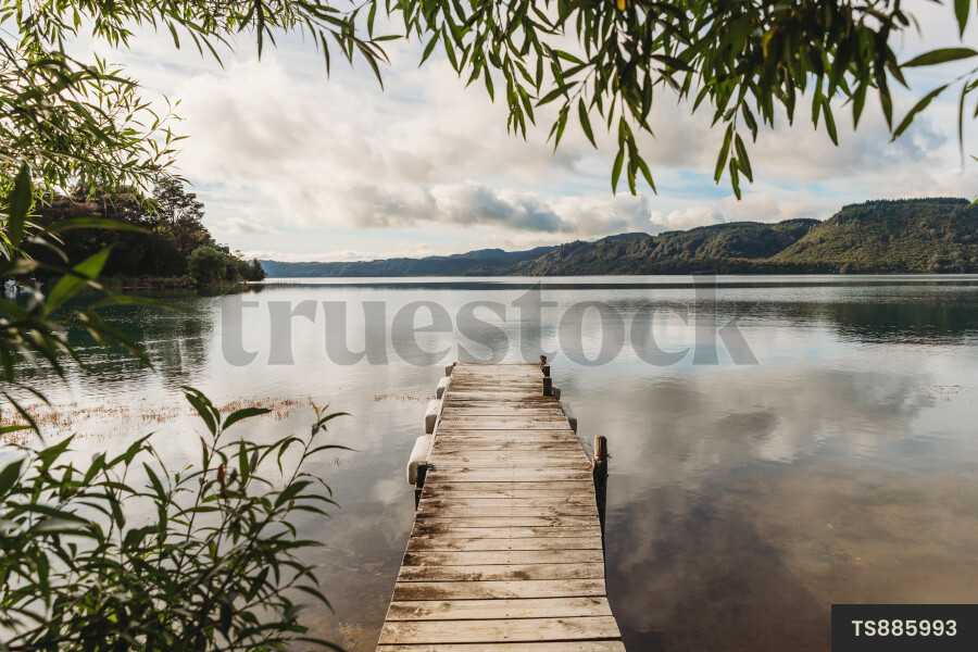 Jetty on Lake Tarawera