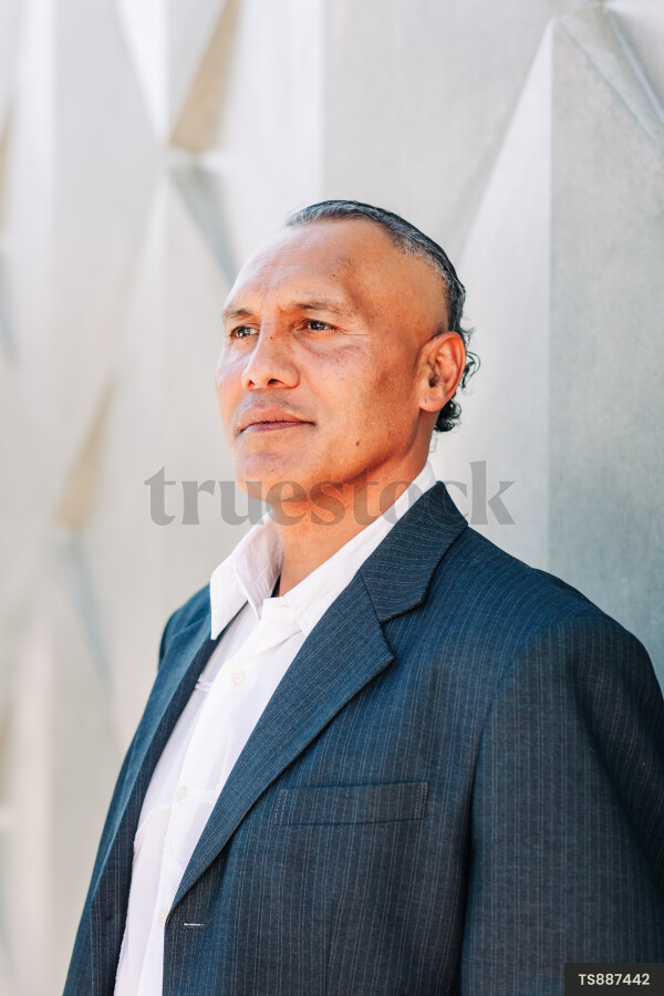 Portrait of businessman in suit