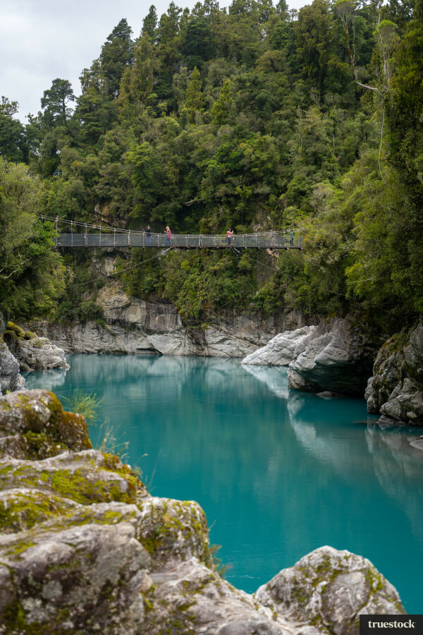 Gorge surrounded by trees