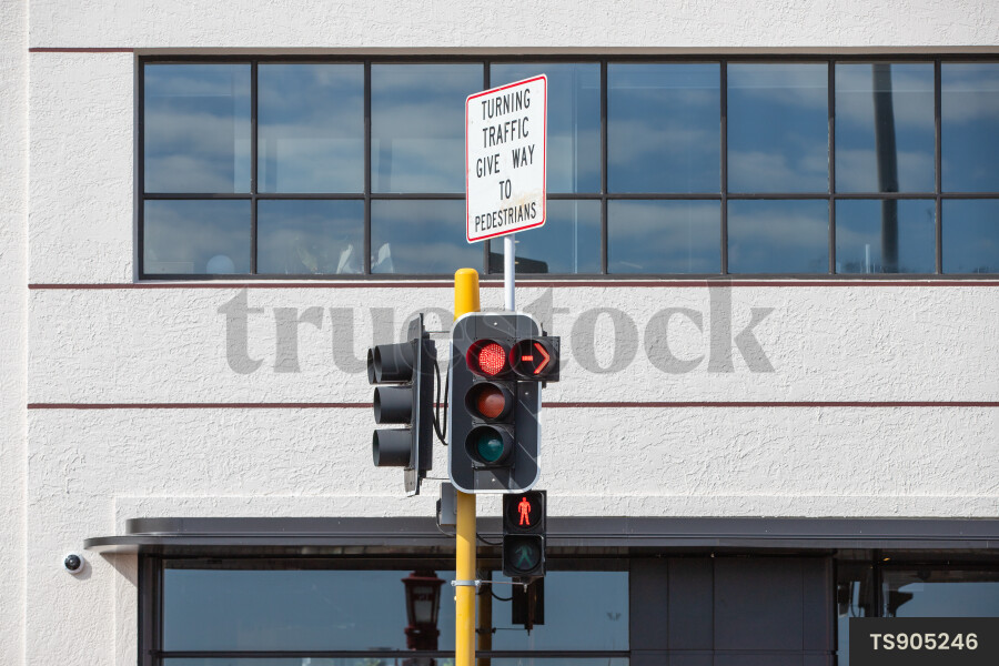 Traffic light in Auckland