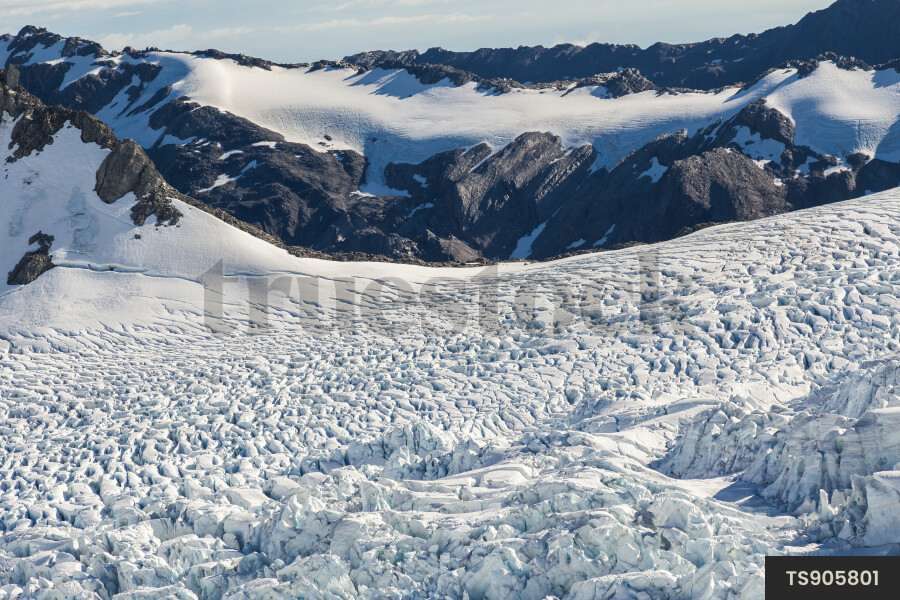 Aerial view of Aoraki Mount Cook