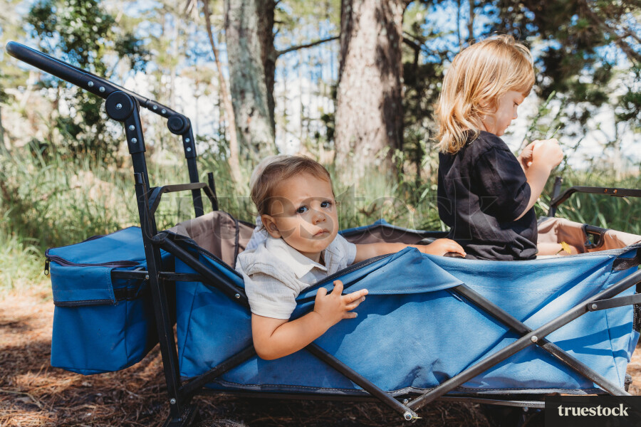 Kids in Trolley