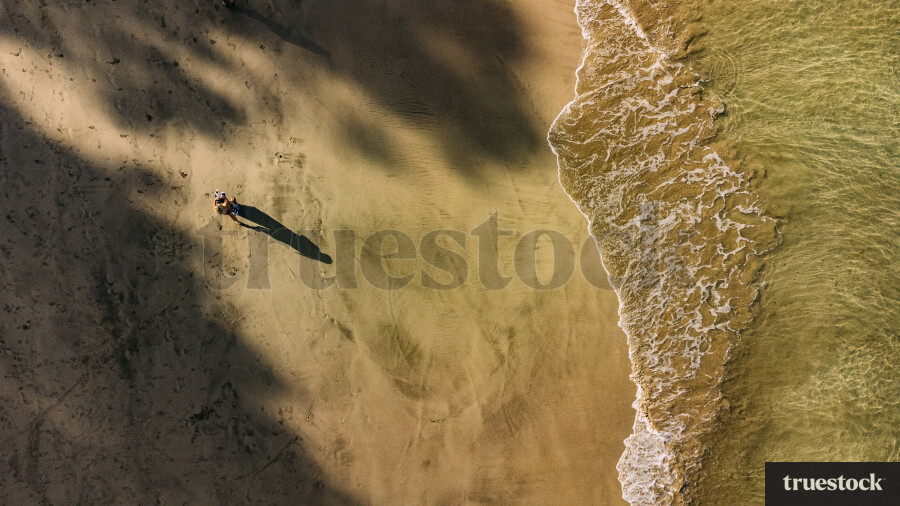 Sandy Beach From Above