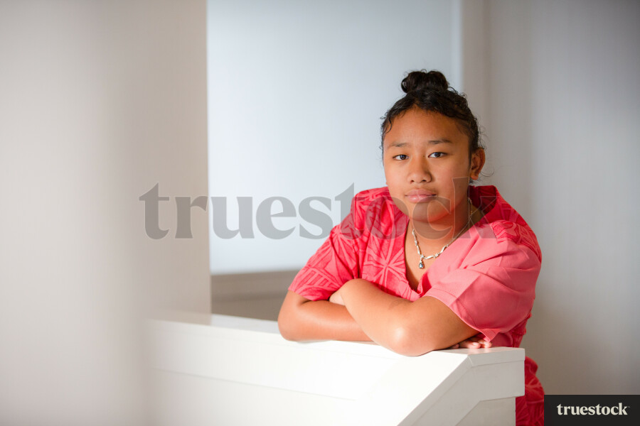 Girl in Samoan Dress