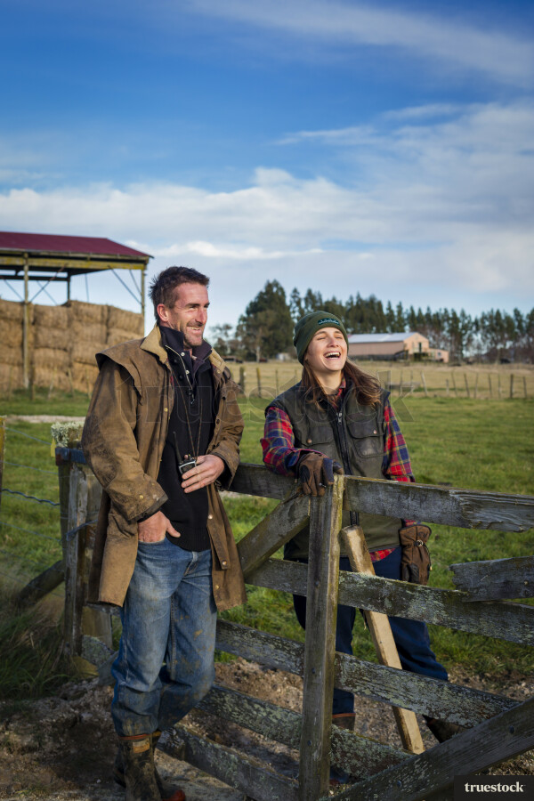 Farmers By Broken Gate