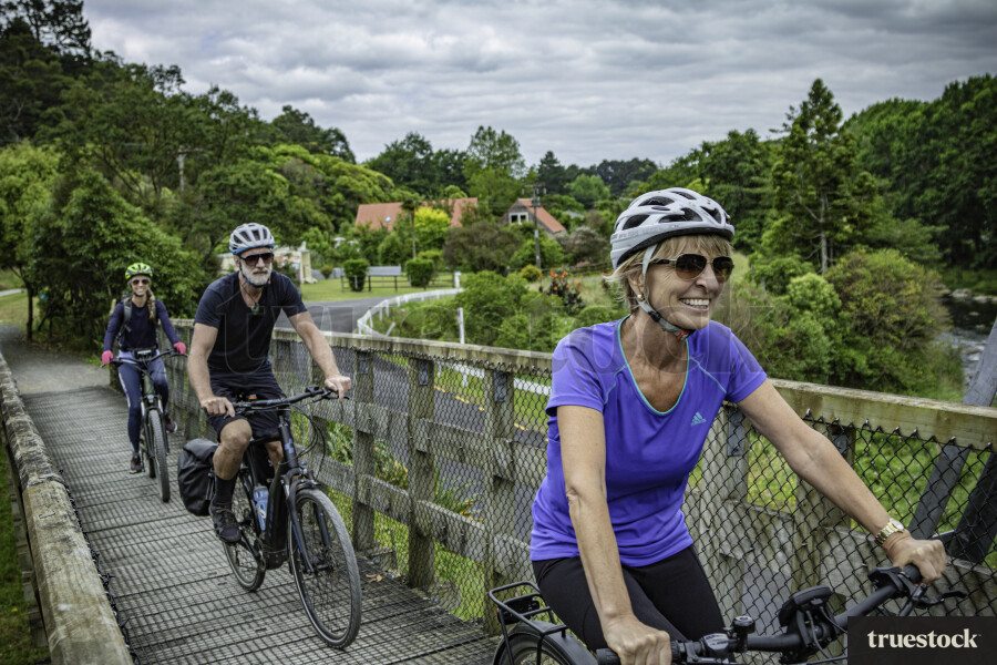 Cycling Over Bridge