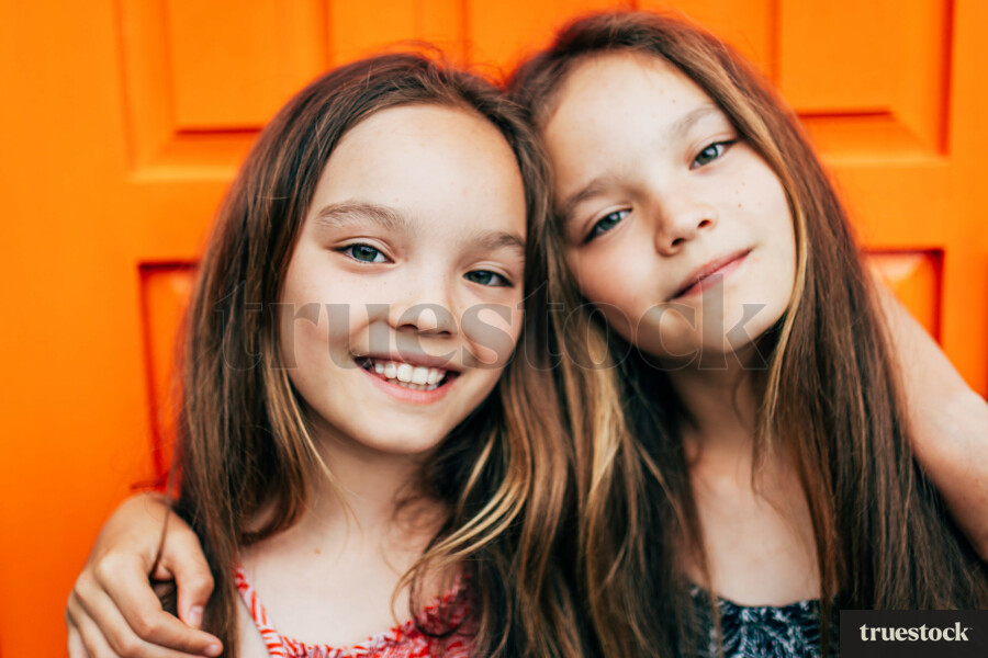 Portrait of Twin Sisters