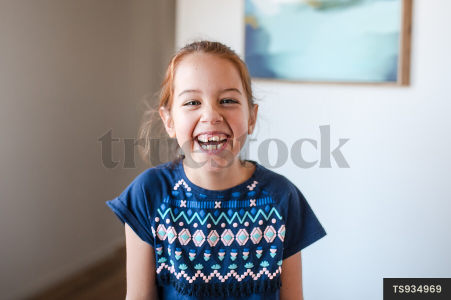 Portrait of smiling girl