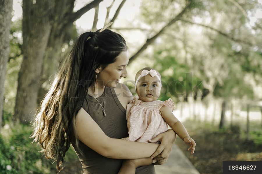 Mother and Baby at a Reserve