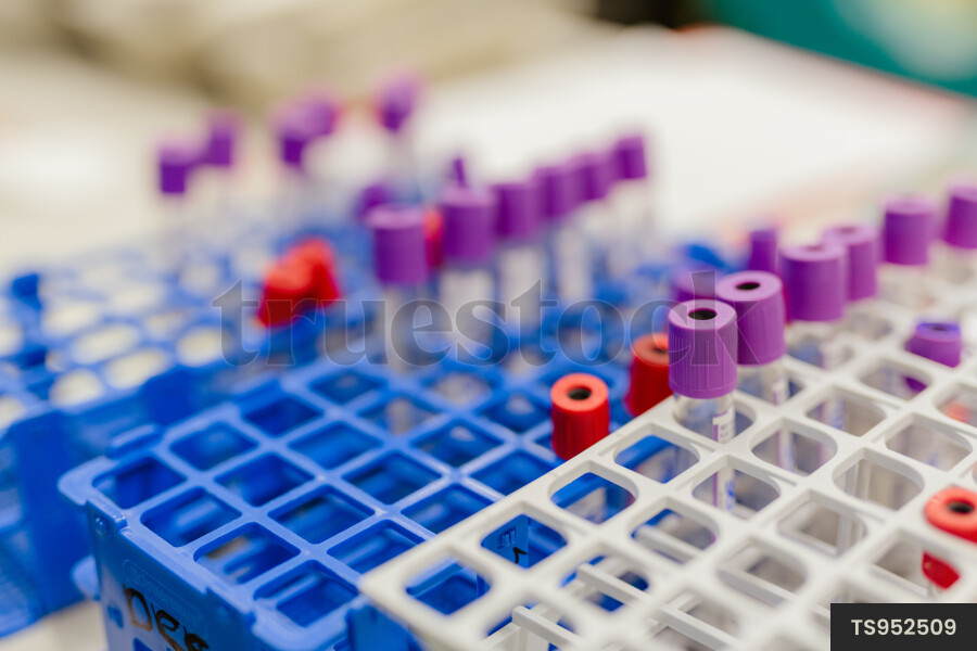 Equipment in research laboratory