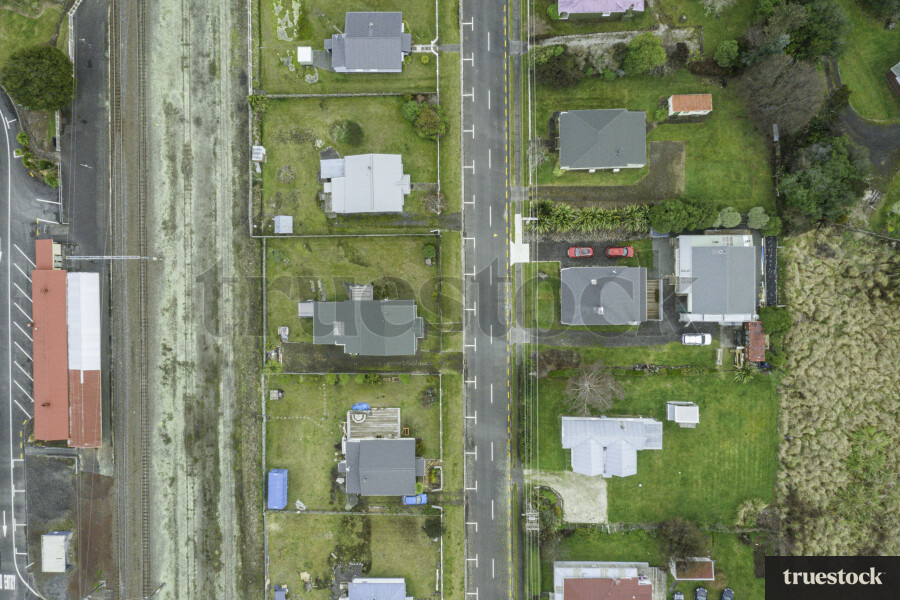 Residential Areea by Ohokune Train Tracks