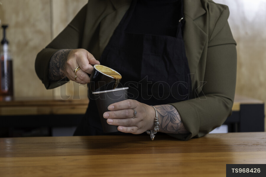 Barista Making Coffee