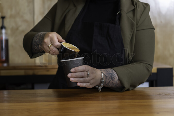 Barista Making Coffee