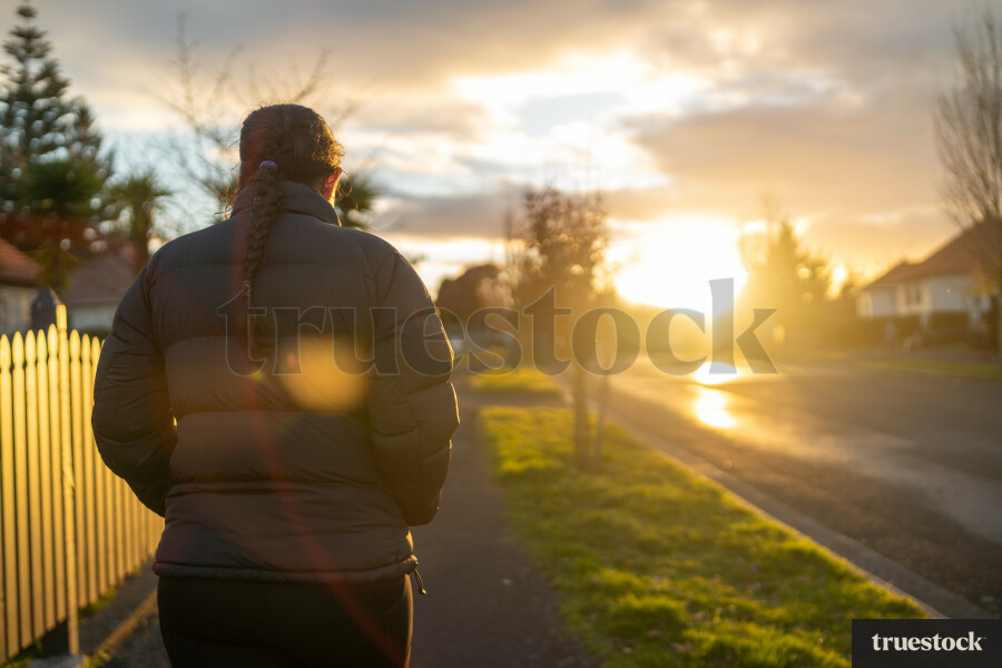 Walking in surburbia