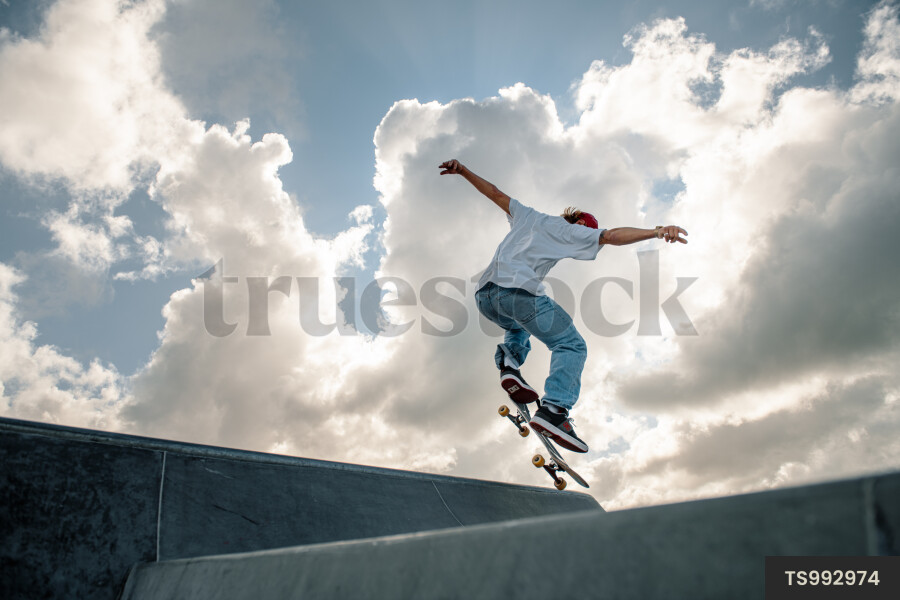 Young Boy at Skate Park